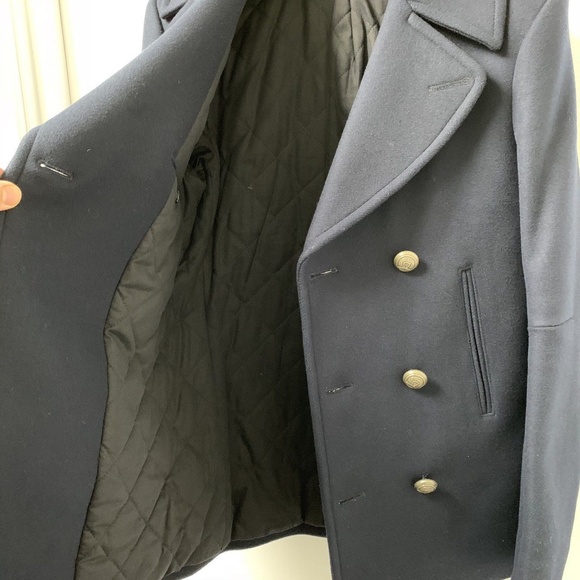 Balmain for H&M mens slim fit peacoat SZ US 40 - Picture 4 of 7